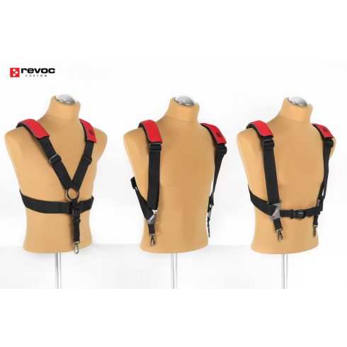 Revoc Heveder vállpánt párna, Piros (2db)