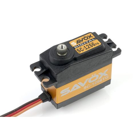 Savox SC-1256TG Coreless, Digitális Titan Fémfogas szervo (0,15sec, 20kg/6V)