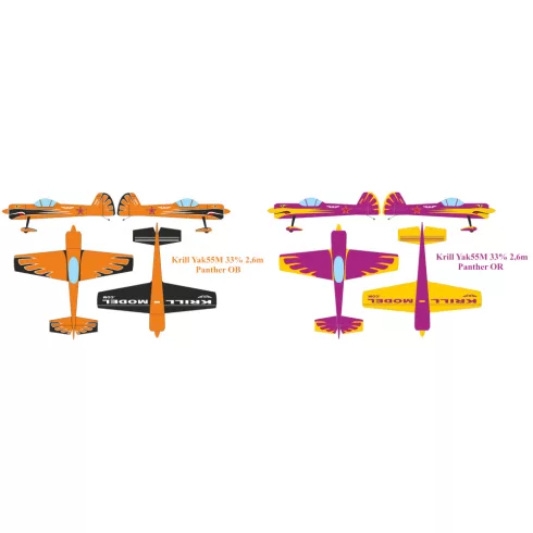 Krill Yak55M 33% 2,6m Full Composite ARF Kit Magyarországra szállítással (Rendelhető!)