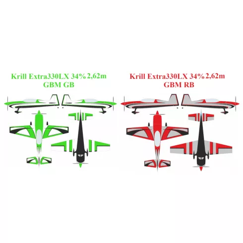 Krill Extra 330LX 34% 2,62m Full Composite ARF Kit. Magyarországra szállítással (Rendelhető!)