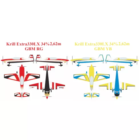 Krill Extra 330LX 34% 2,62m Full Composite ARF Kit. Magyarországra szállítással (Rendelhető!)