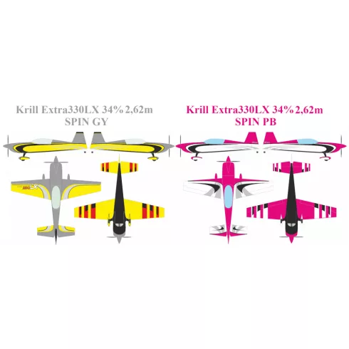 Krill Extra 330LX 34% 2,62m Full Composite ARF Kit. Magyarországra szállítással (Rendelhető!)
