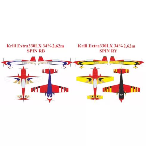 Krill Extra 330LX 34% 2,62m Full Composite ARF Kit. Magyarországra szállítással (Rendelhető!)
