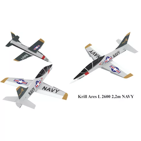 Krill AreS L  2,2m fesztáv, Full Composite ARF Kit. Magyarországra szállítással (Rendelhető!)