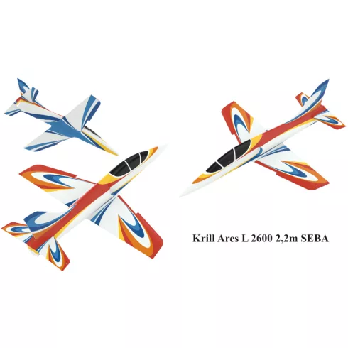 Krill AreS L  2,2m fesztáv, Full Composite ARF Kit. Magyarországra szállítással (Rendelhető!)