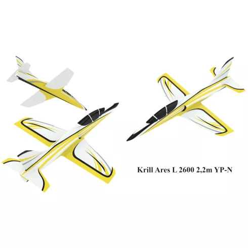 Krill AreS L  2,2m fesztáv, Full Composite ARF Kit. Magyarországra szállítással (Rendelhető!)