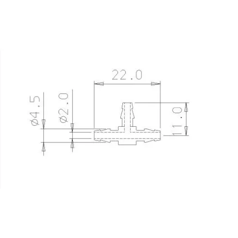 Secraft T-elosztó.(2 db)