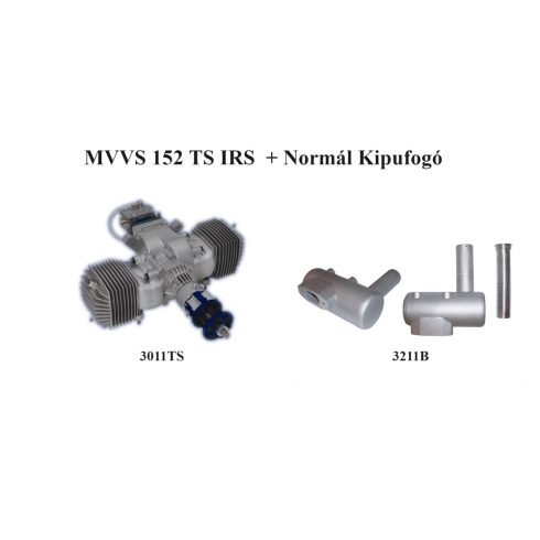 MVVS 152 TS IRS + Normál kipufogó