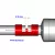 Krumscheid 65cc-ig Hosszú Canister első leömlővel. (pl. DLE61-65, EME60, DA60, GP21, DLE120-130, EME120, DA120, GP123) (Rendelhető)