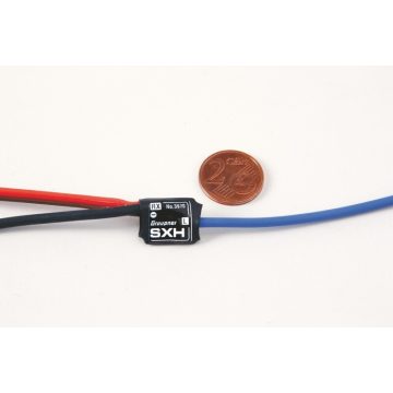  Graupner, Vevőről vezérelhető elektronikus kapcsoló (max. 2s Lipó/16A) Alkalmazható (berántós) mágnesgyújtású rc motorok leállítására. (pl. Zenoah motorok.)
