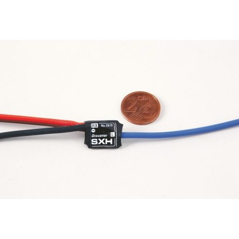 Graupner, Vevőről vezérelhető elektronikus kapcsoló (max. 2s Lipó/16A) Alkalmazható (berántós) mágnesgyújtású rc motorok leállítására. (pl. Zenoah motorok.)