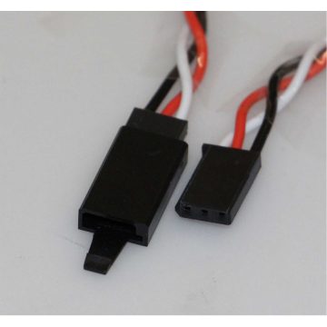   ROBBE Szervó Toldókábel, rögzítő füllel, 10cm, AWG22, 0,32mm2 (PVC)