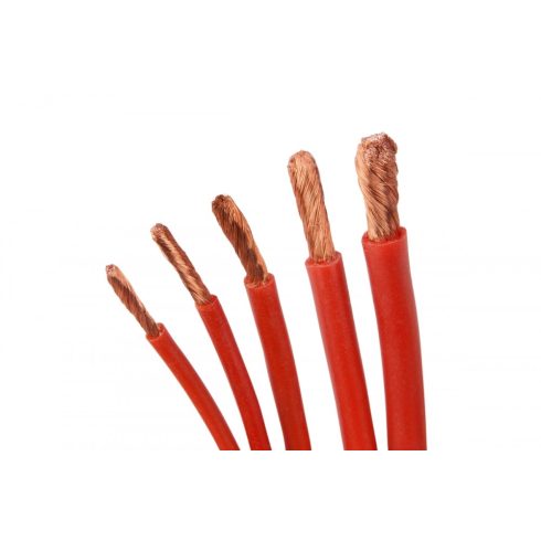 Pelikan szilikon kábel AWG9 (6mm2) Piros, 0,5m !!!