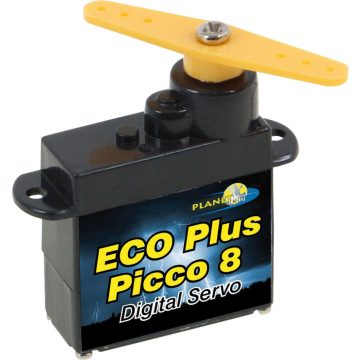   Planet-Hobby Eco Plus Picco Digitális Fémfogas Szervó. (6V/1,6Kg/0,07sec)