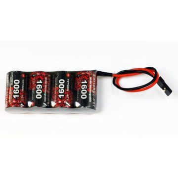  Various Nimh 4 cella 4,8V/1600mA akkumulátor, JR csatlakozóval