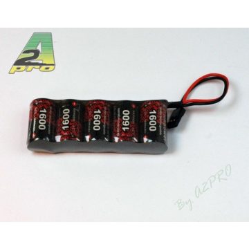   Various Nimh 5 cella 6V/1600mA akkumulátor, JR csatlakozóval