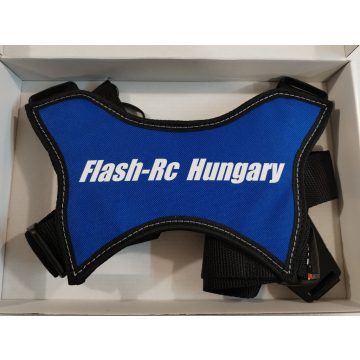   Revoc 2 pontos Távirányító tartó Heveder, Fehér Flash-Rc Hungary felirattal.