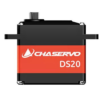   Chaservo DS20 Standard HV Szervó, Futaba 25T (22,1kg/0,08 sec/8,4 V)