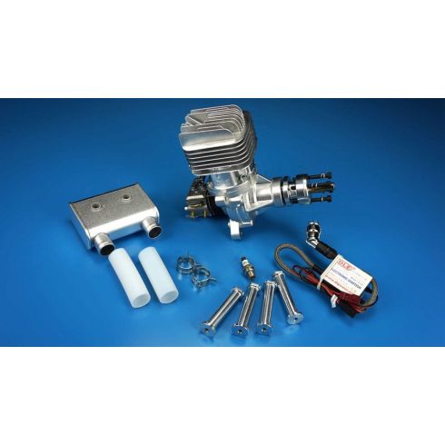DLE55RA Motor Gyújtással, Hátsó Normál kipufogóval