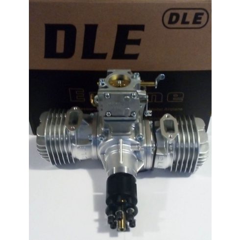 DLE 130 Motor Gyújtással, Normál kipufogóval.