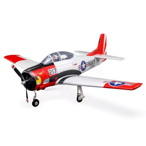 E-Flite T-28 Trojan 1.2m BNF Basic Szett, Spektrum vevővel.