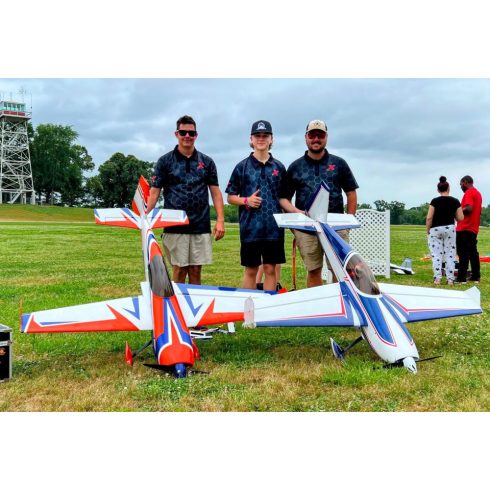 Extreme Flight Extra 260 67", Narancs/Kék ARF Szett.