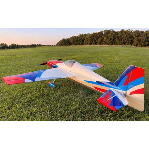 Extreme Flight Laser 91" V2 Piros/Fehér/Kék, ARF Szett.