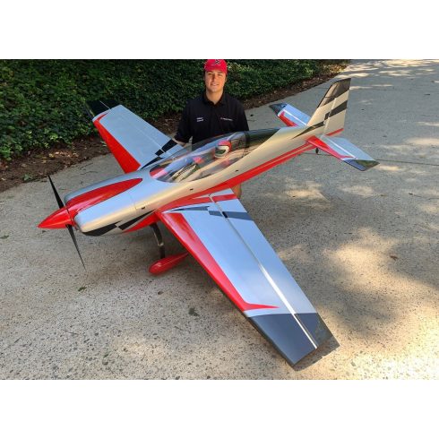 Extreme Flight Extra Ng 104" Piros/Ezüst ARF Szett.