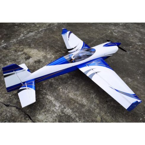 Extreme Flight Extra Ng 78" Kék/Ezüst ARF Szett.