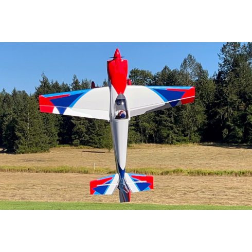 Extreme Flight Laser 104" V2 Piros/Fehér/Kék, ARF Szett.