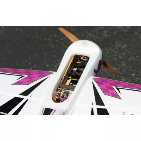 Flex Innovations QQ YAK 55 10E Super PNP Szett Lila/Fekete, Night (Led Éjszakai Világítással!)