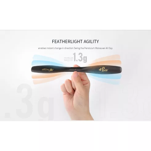T-Motor FS8040 (8x4") 4D Carbon Indior F3P propeller.
