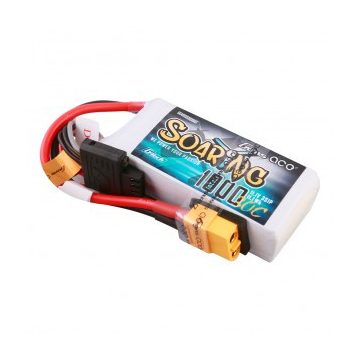   Gens Ace G-Tech Soaring 1000mAh 3S (11,1V) 30/60C Lipó akkumulátor, XT60 csatlakozó