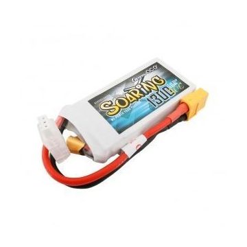   Gens Ace Soaring 1300mAh 2s (7,4V) 30/60C Lipó Akkumulátor, XT60 csatlakozó.