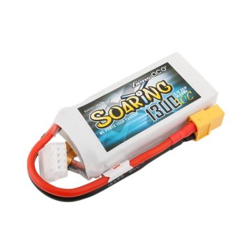   Gens Ace Soaring 1300mAh 3S (11.1V) 30/60C Lipó akkumulátor, XT60 csatlakozó.