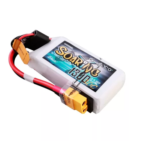 Gens Ace G-Tech Soaring 1300mAh 3S (11,1V) 30/60C Lipó akkumulátor, XT60 csatlakozó