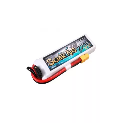 Gens Ace G-Tech Soaring 2200mAh 3S (11,1V) 30/60C Lipó akkumulátor, XT60 csatlakozó