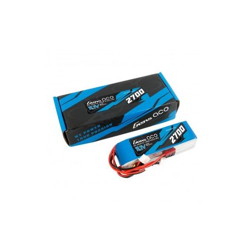 Gens Ace 2700mAh 3s (11.1V) Távirányító Lipo Akkumulátor, Futaba/JST-XHR/JST-SYP Csatlakozó. (FrSky Taranis X9D Távirányítóhoz)