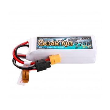   Gens Ace G-Tech Soaring 2700mAh 4S (14,8V) 30/60C Lipó akkumulátor, XT60 csatlakozó