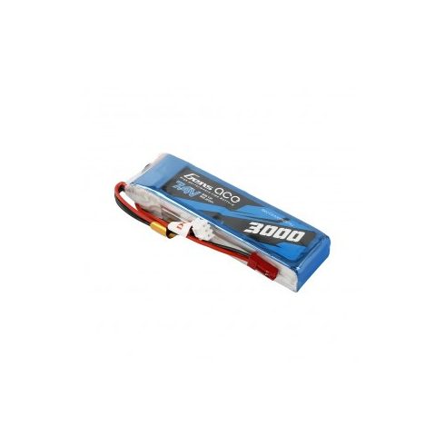 Gens Ace 3000mAh 2s (7,4V) Távirányító Lipó Akkumulátor, JST-SYP Csatlakozó. ( FrSky Taranis X9D 2019 plus/SE 2019 Távirányítókhoz)