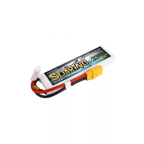 Gens Ace Soaring 3300mAh 2S (7,4V) 30/60C Lipó akkumulátor, XT90 csatlakozó