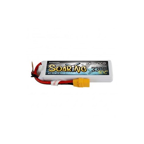 Gens Ace Soaring 3300mAh 3S (11,1V) 30/60C Lipó akkumulátor, XT90 csatlakozó