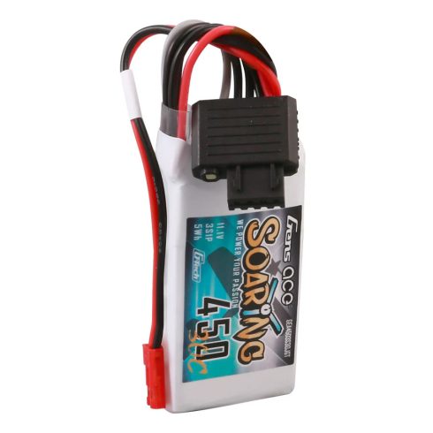 Gens Ace G-Tech Soaring 450mAh 3S (11,1V) 30/60C Lipó akkumulátor, JST csatlakozó