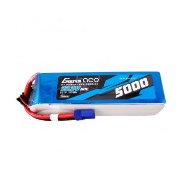   Gens Ace G-Tech 5000mAh 6S (22,2V) 60/120C Lipó akkumulátor, EC5 csatlakozó