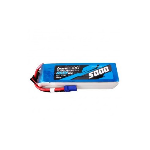 Gens Ace G-Tech 5000mAh 6S (22,2V) 60/120C Lipó akkumulátor, EC5 csatlakozó