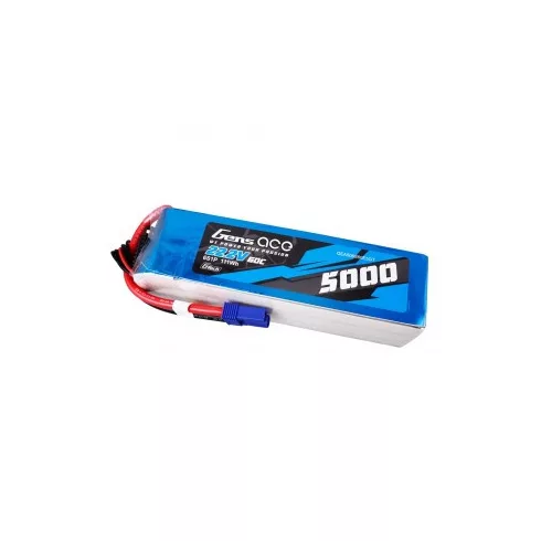 Gens Ace G-Tech 5000mAh 6S (22,2V) 60/120C Lipó akkumulátor, EC5 csatlakozó