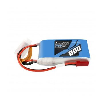   Gens Ace 800mah 2s (7,4V) 45/90C Lipó Akkumulátor, JST csatlakozó.