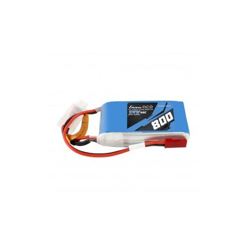 Gens Ace 800mah 2s (7,4V) 45/90C Lipó Akkumulátor, JST csatlakozó.