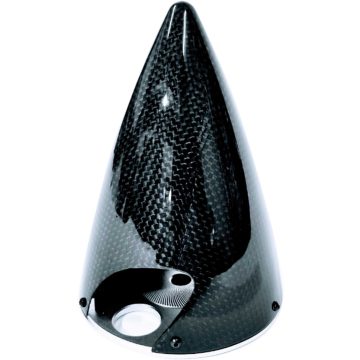   Extreme Flight Karbon Fekete 4" (102mm) Orrkúp, alu hátlappal.