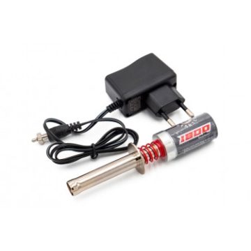 HOBBYTECH Izzító szett, 1800mAh akkuval, töltővel